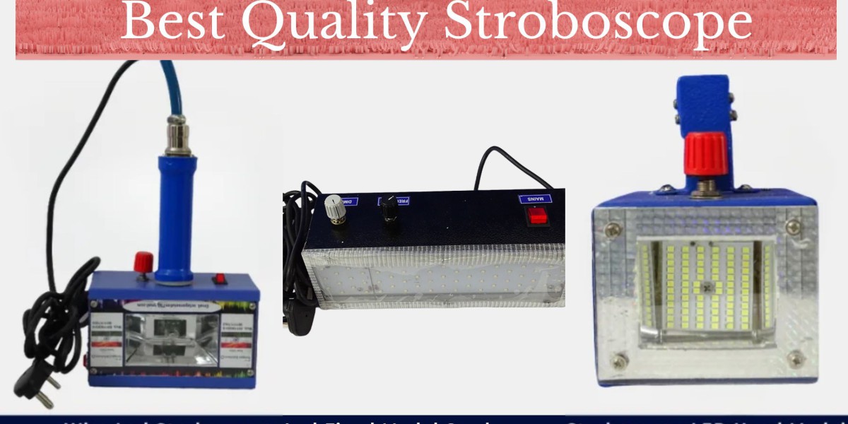 Revolutionary Motion Visualization: Fixed LED Stroboscope, Portable U-Tube Stroboscope and Stroboscope LED Hand Models f