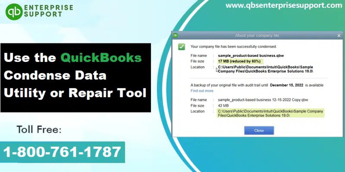Condense Data Utility: Repair your QuickBooks Files