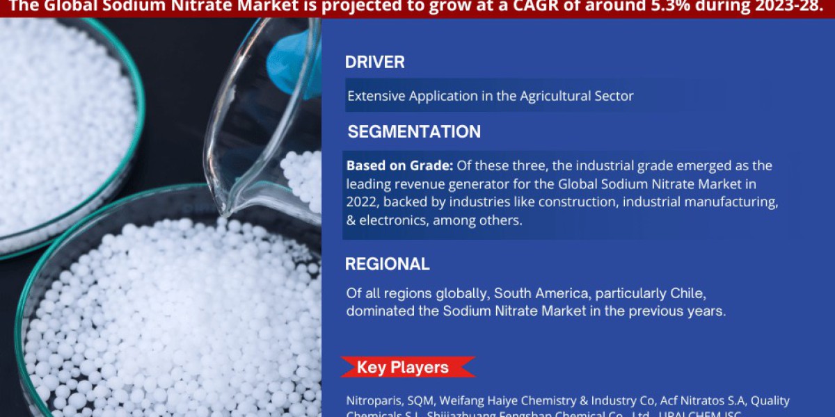 Sodium Nitrate Market Booms with 5.3% CAGR Forecast for 2023-28