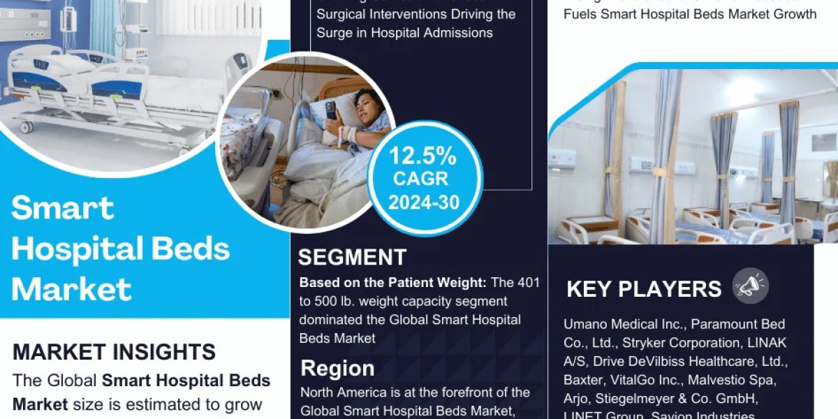 Smart Hospital Beds Market: 12.5% CAGR Expected During 2024-30 Forecast Period